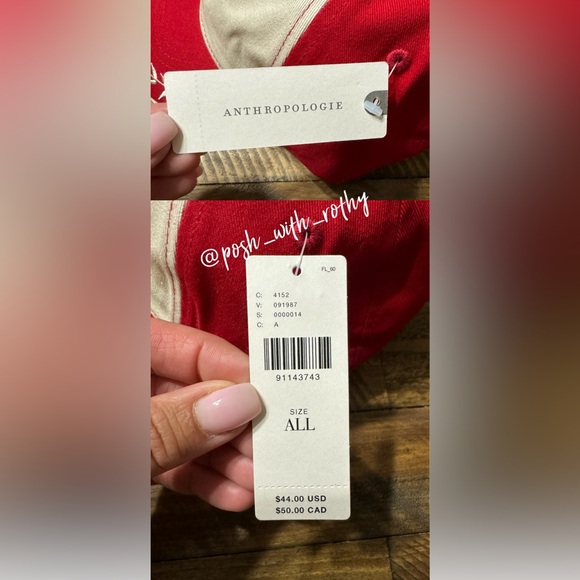 Coney Island Picnic Nautical Monogram Cap for Anthropologie, NWT - Picture 4 of 7